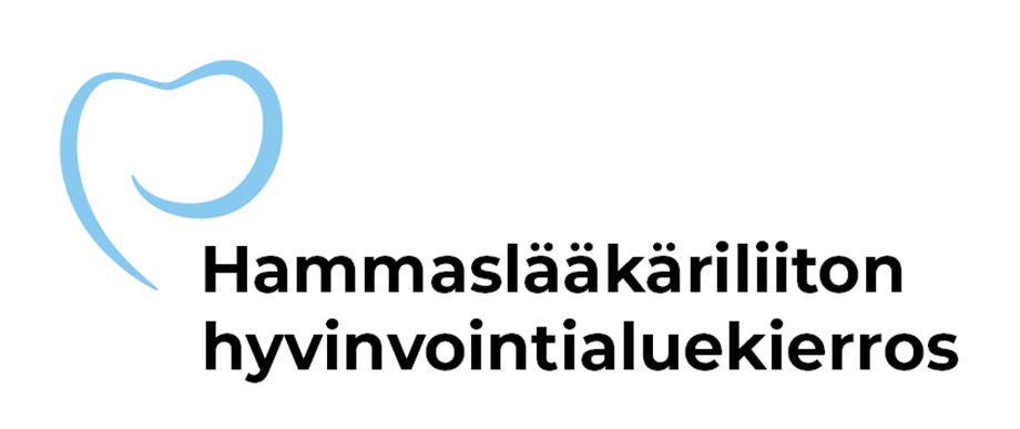 Hammaslääkäriliiton hyvinvointialuekierroksen tunnus