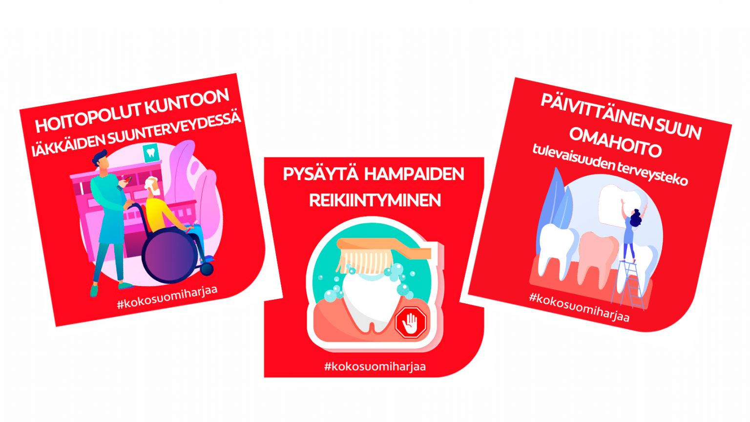 Koko Suomi harjaa kampanjan tunnuskuva vuonna 2023