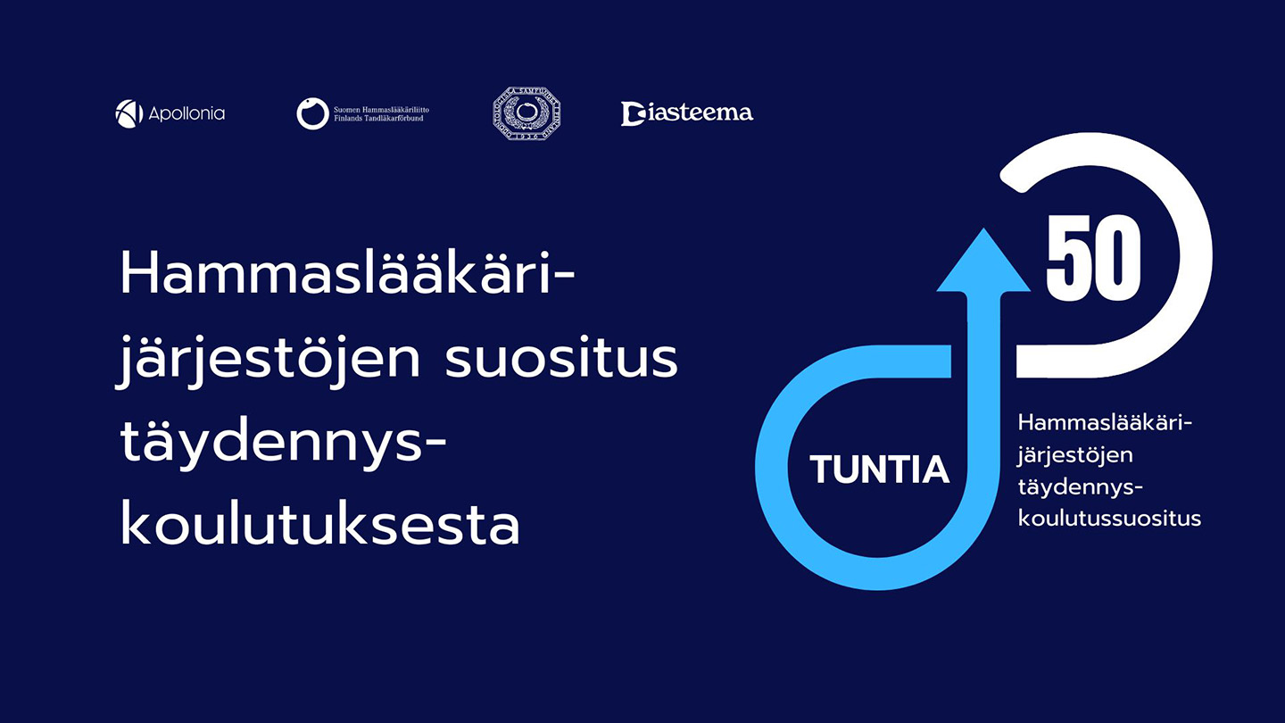 Hammaslääkärijärjestöjen täydennyskoulutussuosituksen tunnus