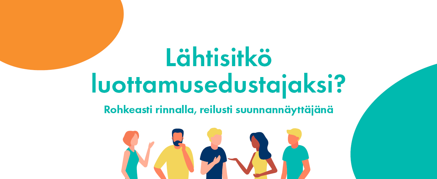 luottamusedustajavaalien piirretty tunnuskuva