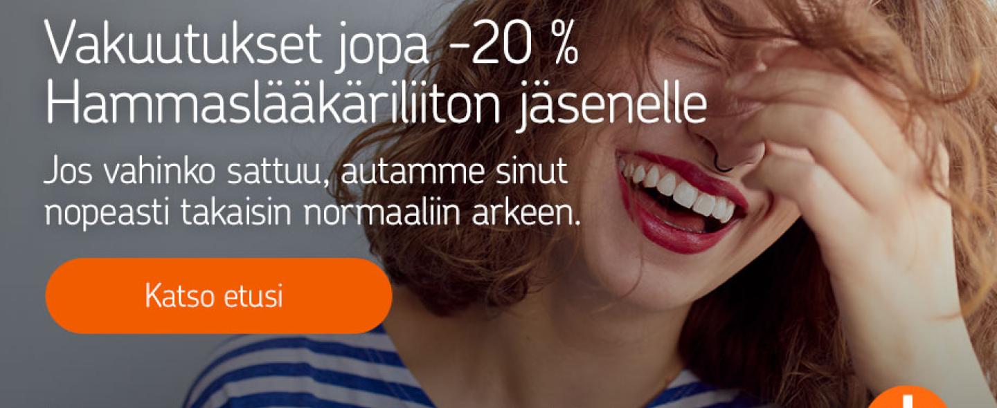 Pohjola Vakuutuksen jäsenedut Hammaslääkäriliiton jäsenille