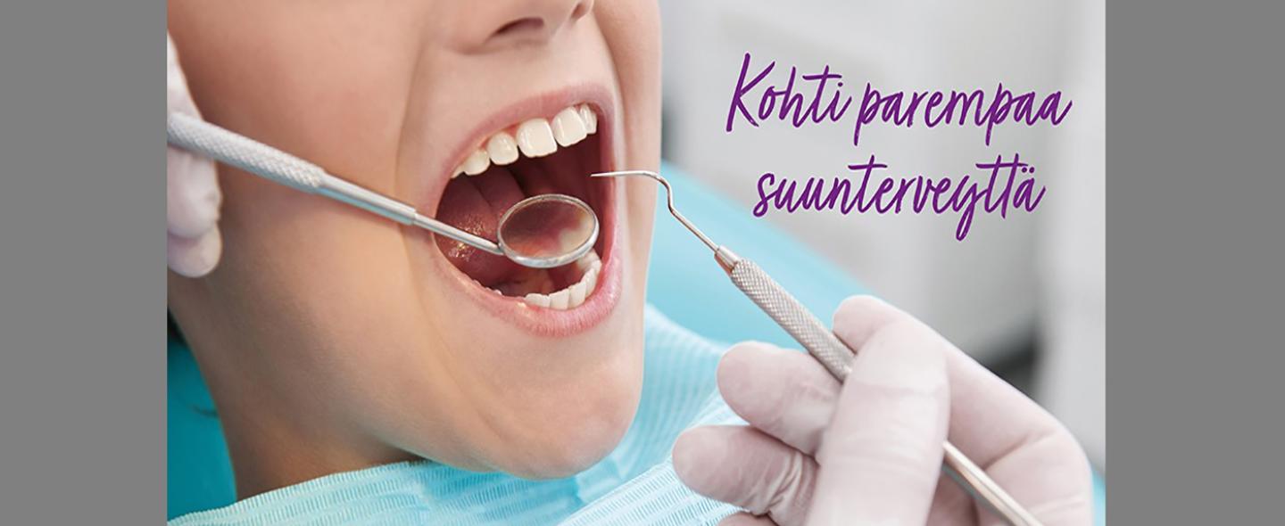 Hammaslääkäriliiton hallitusohjelmatavoitteet 2023 tunnuskuva