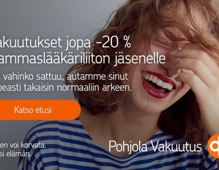 Pohjola Vakuutuksen jäsenedut Hammaslääkäriliiton jäsenille