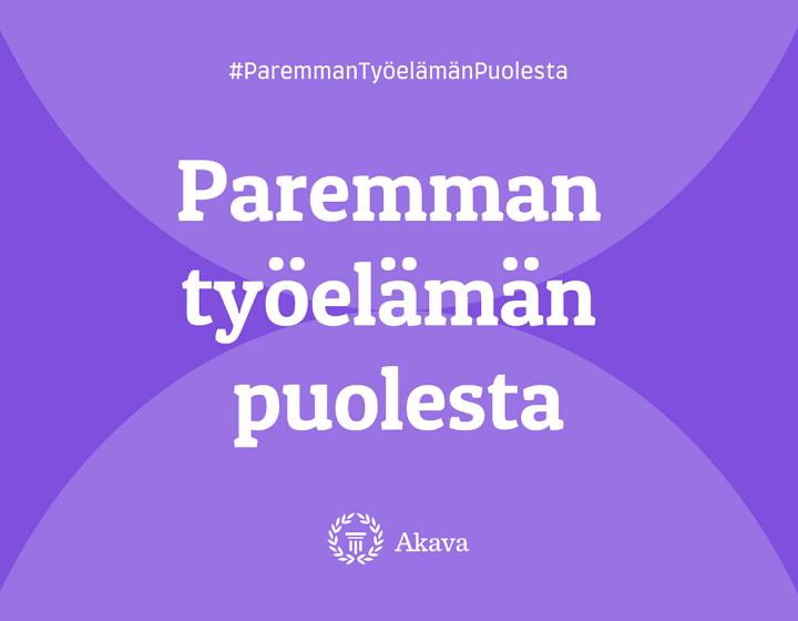 Akavan vastatoimet työelämäheikennyksiin tunnuskuva
