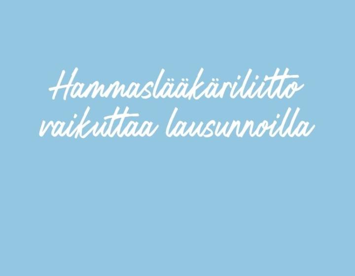 Sininen bannerikuva jossa lukee teksti Liitto vaikuttaa lausunnoilla